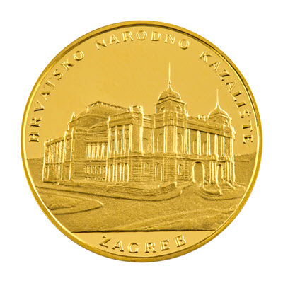 Zlatna medalja HNK Zagreb + kutija