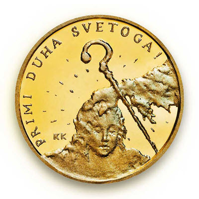 Zlatna medalja Krizma + kutija