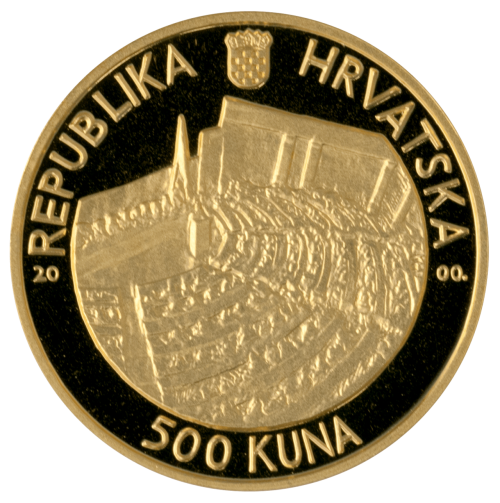 10. obljetnica konstituiranja Hrvatskoga državnog sabora 30. V. 1990. - 30. V. 2000. - 500 kuna - Zlatnik