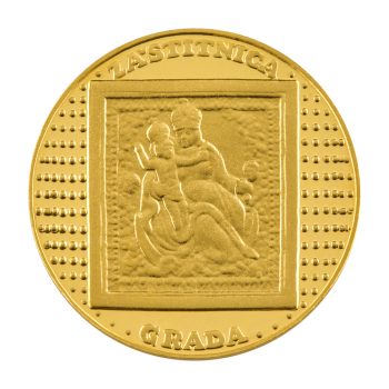 Zlatna medalja Kamenita vrata + kutija