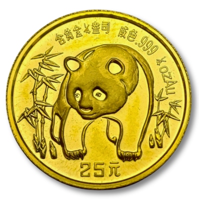 1/4 unce zlata | Kineska panda