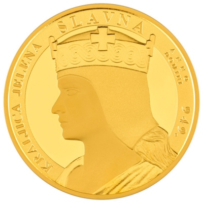 1/4 unce zlata | Kraljica Jelena Slavna