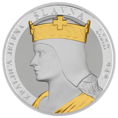 2 unce srebra | Kraljica Jelena Slavna